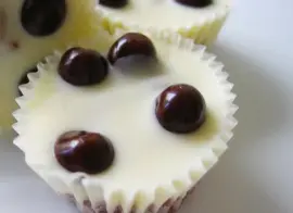 snowy chocolate drops