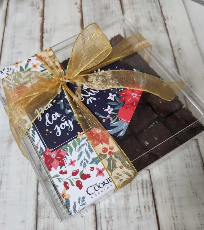 chocolate fudge brownies (xmas)