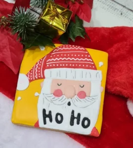 xmas cookie postcard