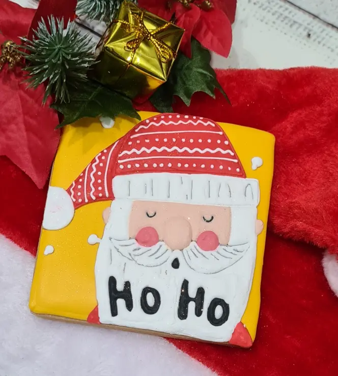 xmas cookie postcard